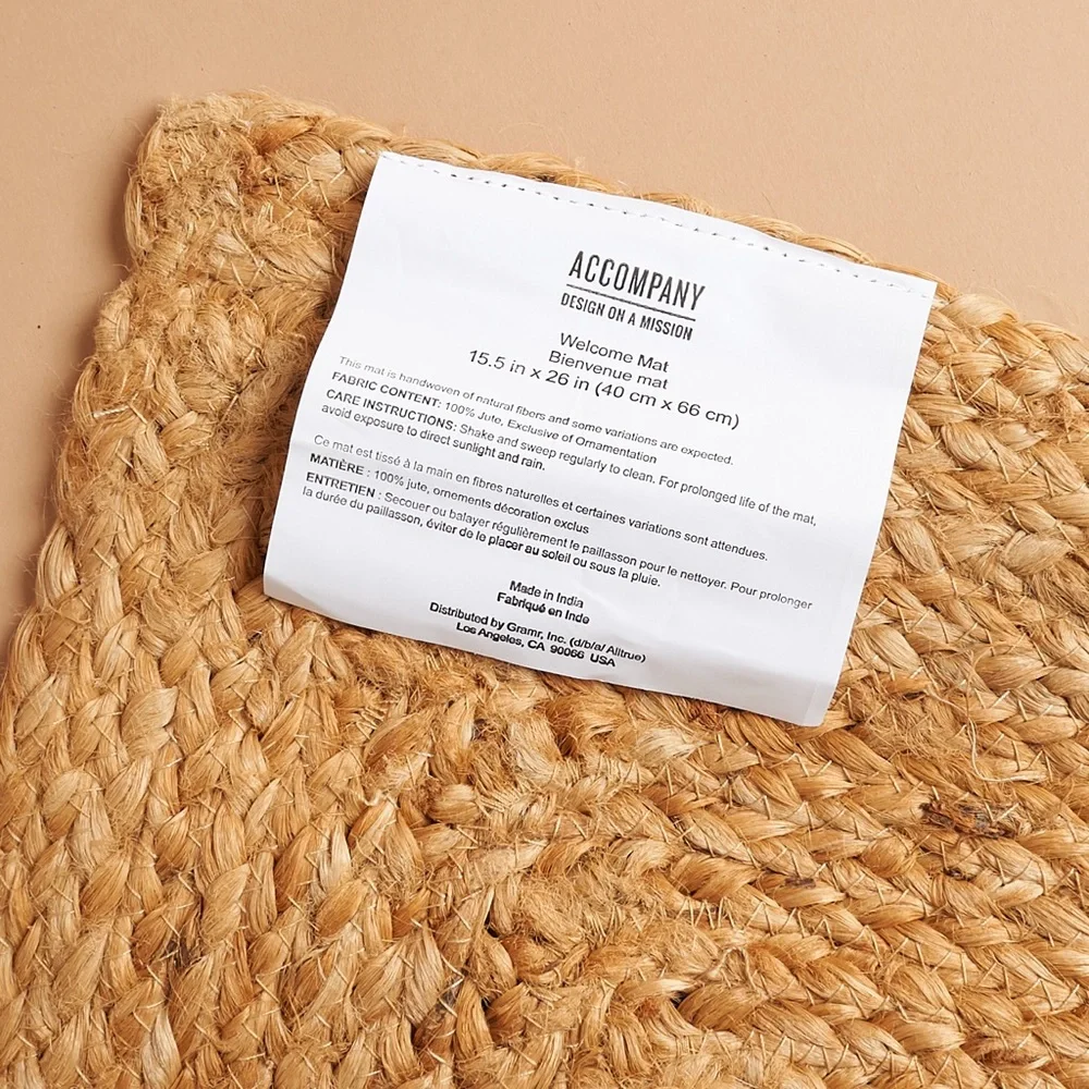 Accompany Jute Welcome Mat